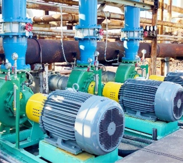 鉄鋼プラントでの冷却水ポンプ納入事例イメージ