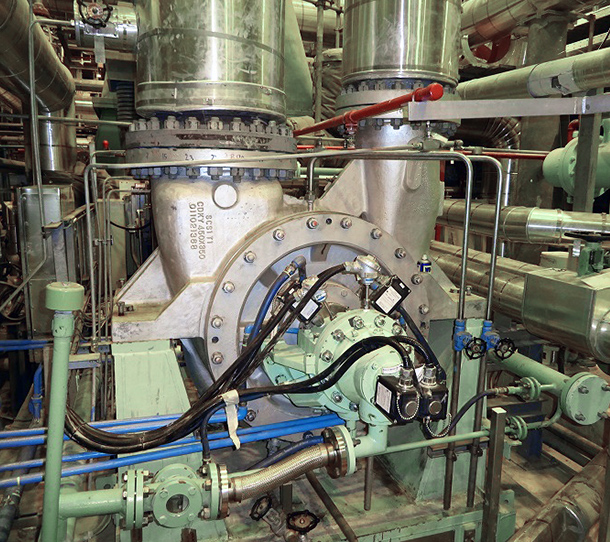 発電プラントでのボイラ給水ポンプ用ブースターポンプ（CDKY）納入事例イメージ