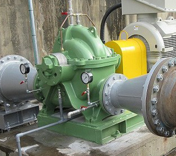 鉄鋼プラントでの送水ポンプ納入事例イメージ