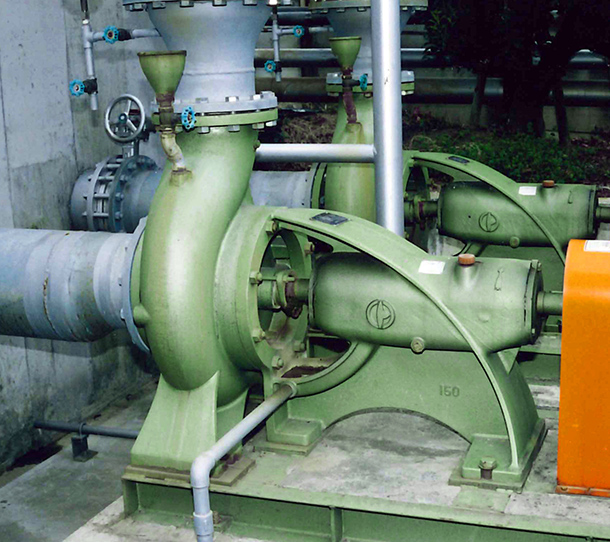 ビール工場での冷却水ポンプ納入事例イメージ