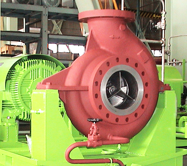 発電プラント向け予熱循環ポンプ納入事例イメージ