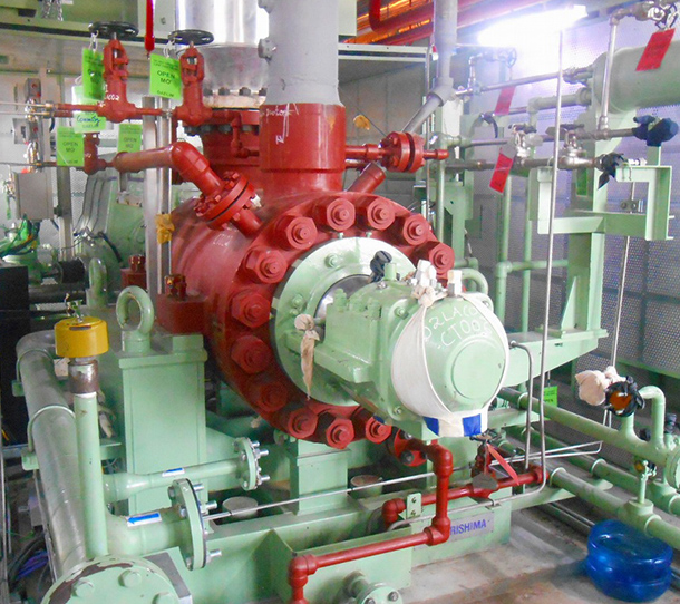 発電プラントでのボイラ給水ポンプ納入事例イメージ