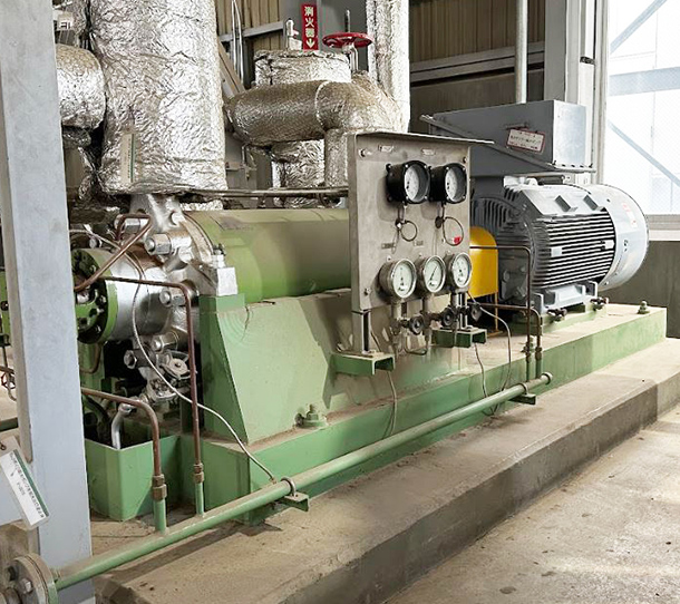 バイオマス発電プラントでのボイラ給水ポンプ納入事例イメージ