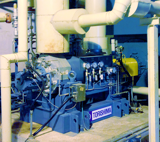 発電プラントでのボイラ給水ポンプ納入事例イメージ