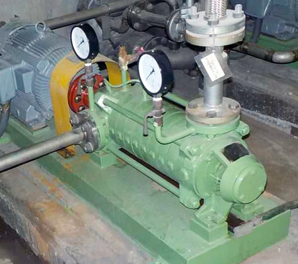 ゴミ処理プラントでの炉内水噴射ポンプ納入事例イメージ