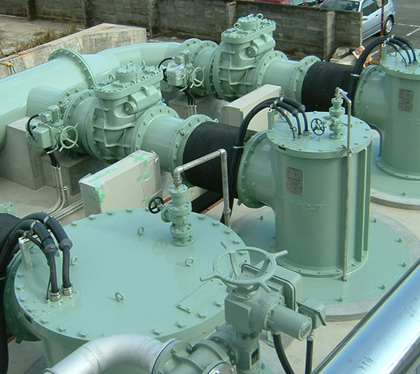 雨水排水ポンプ（SMSV）納入事例イメージ