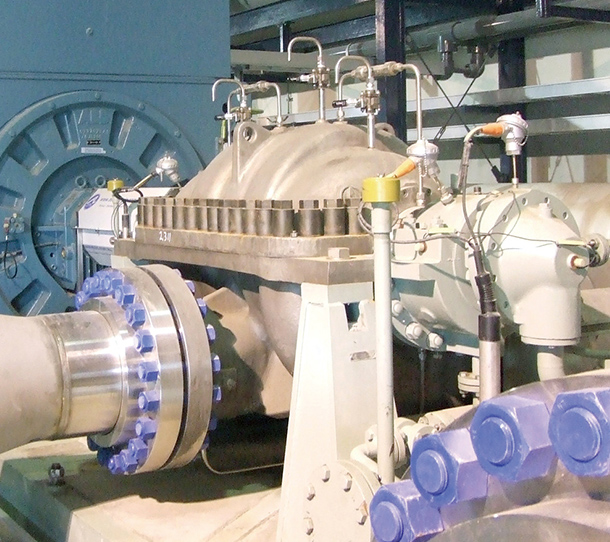 RO海水淡水化プラントでの高圧海水供給ポンプの適用イメージ