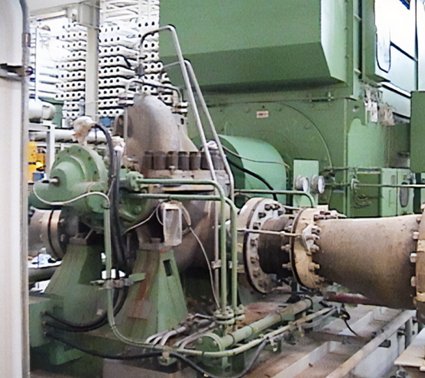 RO海水淡水化プラントでの高圧海水供給ポンプの適用イメージ