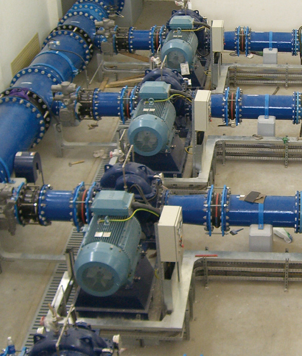 送水・配水ポンプの適用イメージ