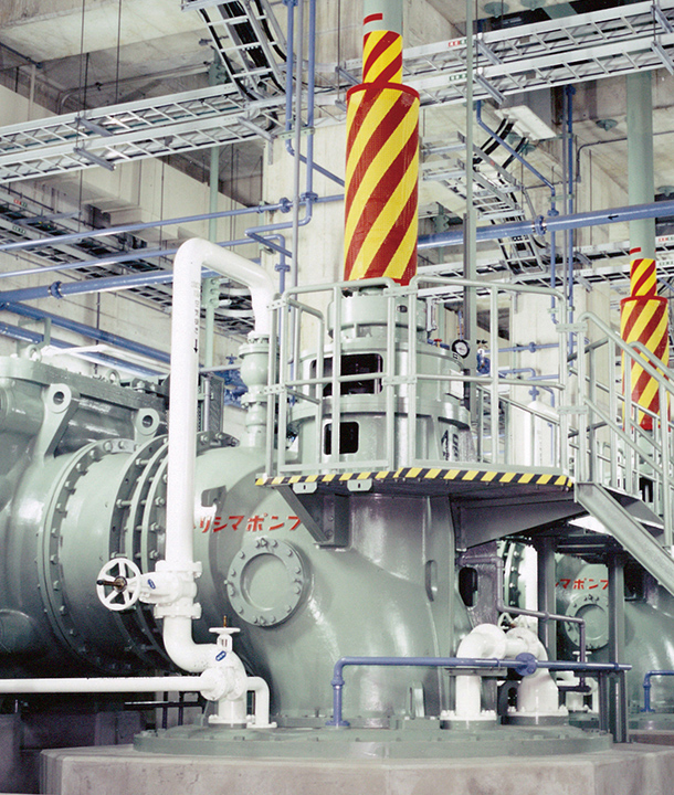 雨水排水ポンプの適用イメージ