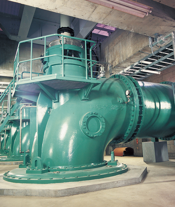 河川排水ポンプの適用イメージ