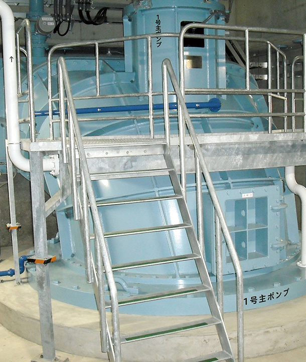 河川排水ポンプの適用イメージ