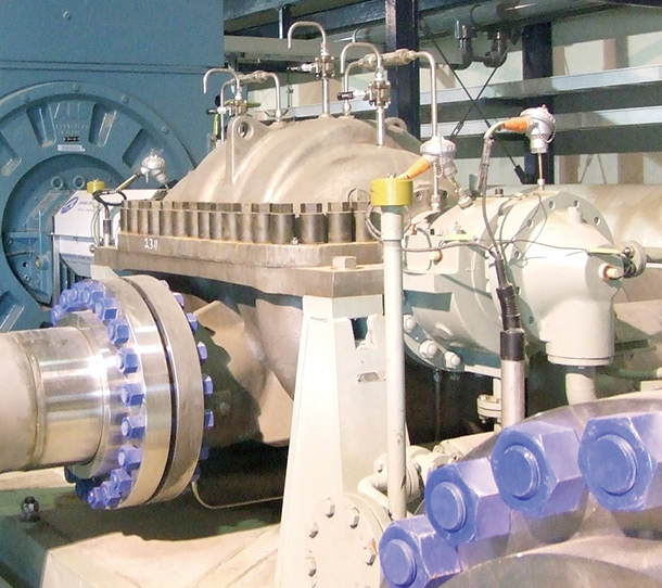 RO海水淡水化プラントでの高圧海水供給ポンプの適用イメージ