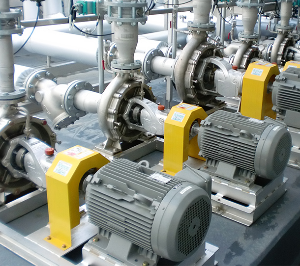 食品プラントでのプロセスポンプの適用イメージ