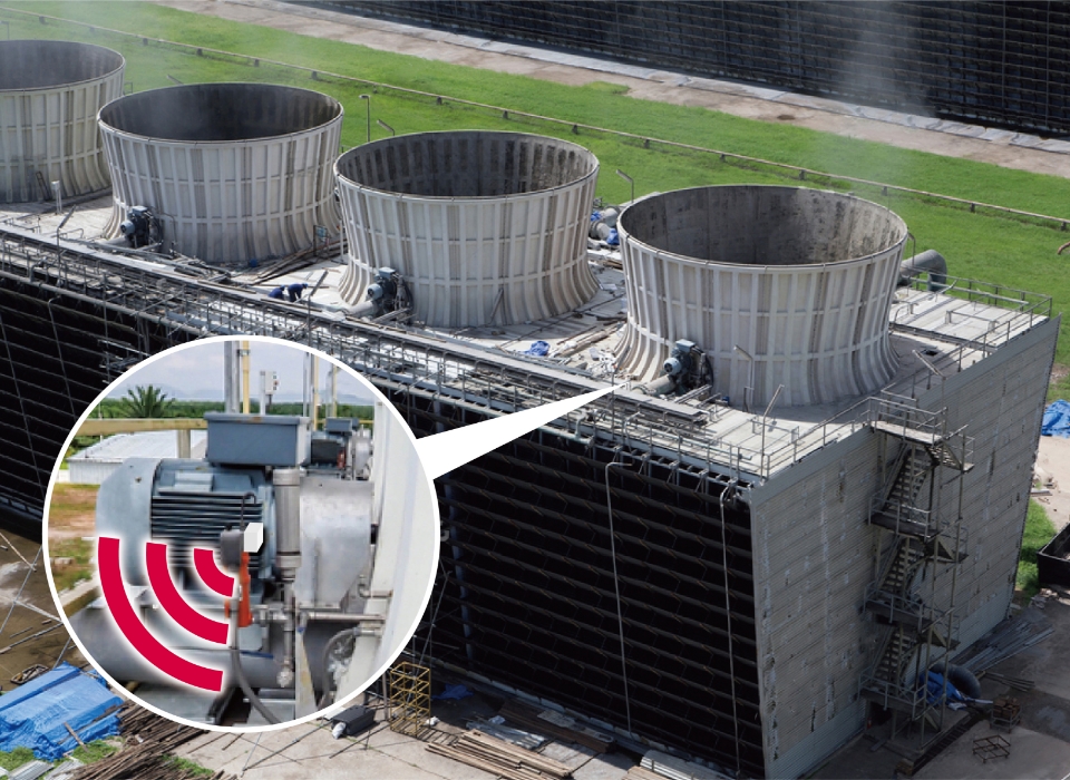 クーリングタワーのイメージ