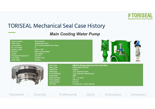 Main cooling water pump