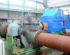 Water supply pump for water supply plant