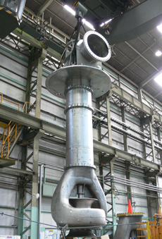 Bomba vertical encapsulada de doble aspiración para planta desaladora de agua de mar